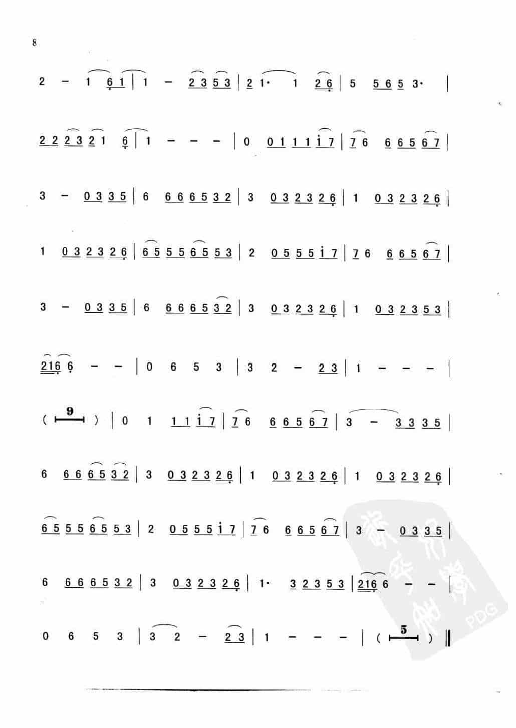 萨克斯金曲《囚鸟》高炳点 记谱_第2张