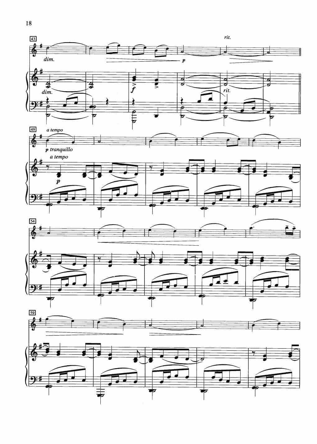 中国长笛曲《摇篮曲 Berceuse》钢琴伴奏谱长笛分谱_第3张