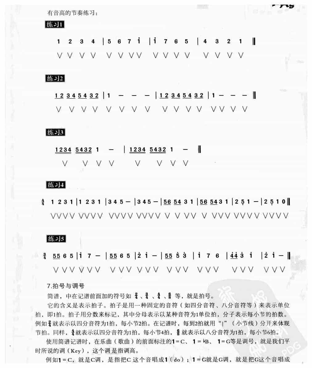 电贝司基础教学《必备的乐理常识》_第7张