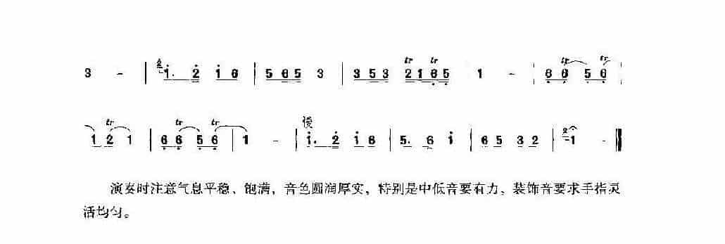 洞箫乐曲谱《石榴花》王铁锤_第2张