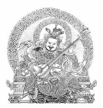 东方持国天王与琵琶_第1张