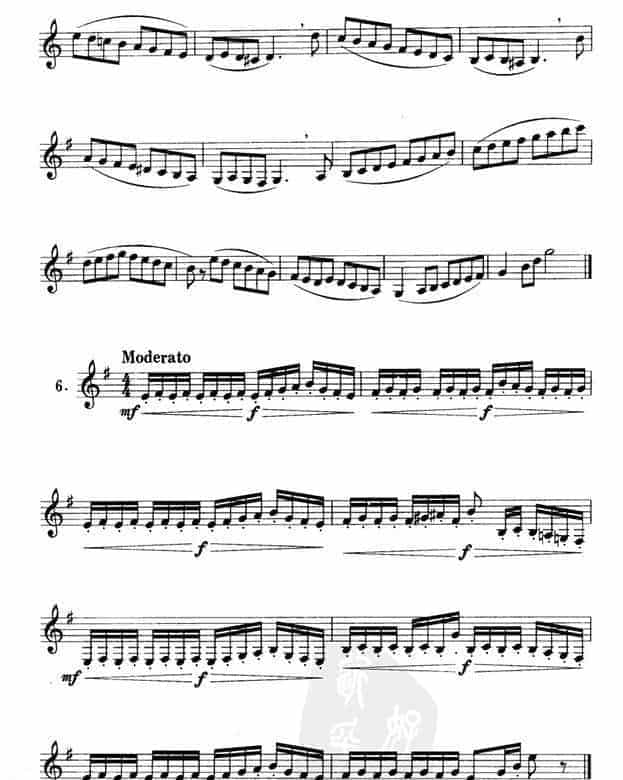 单簧管练习曲21首_第6张