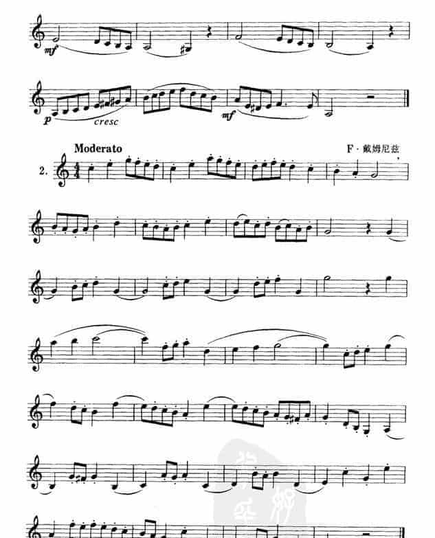 单簧管练习曲21首_第2张