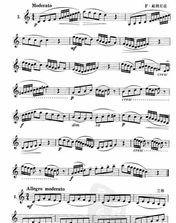 单簧管练习曲21首_第3张