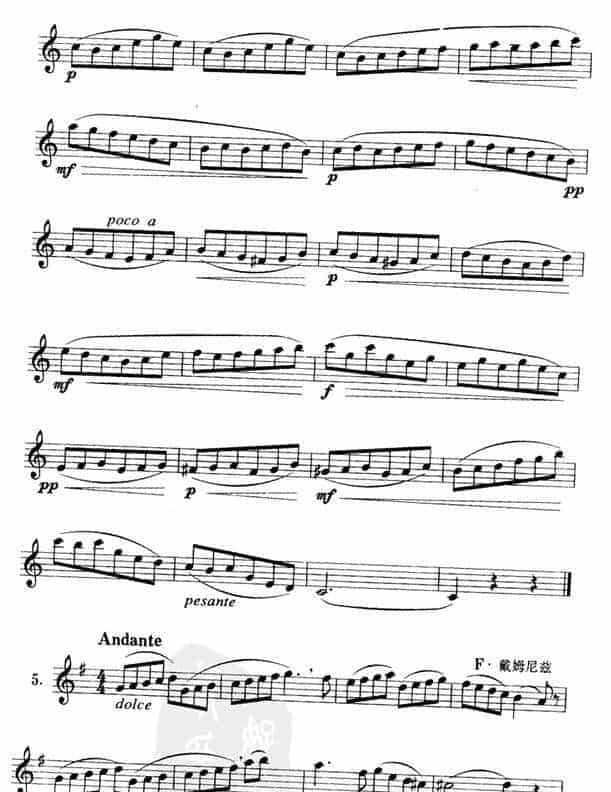 单簧管练习曲21首_第5张