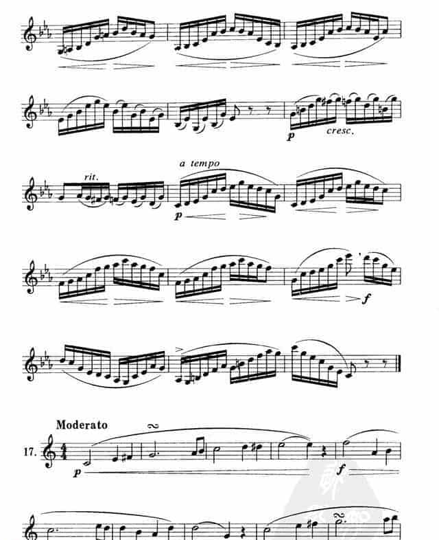 单簧管练习曲21首_第17张