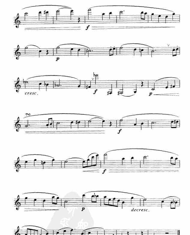 单簧管练习曲21首_第18张