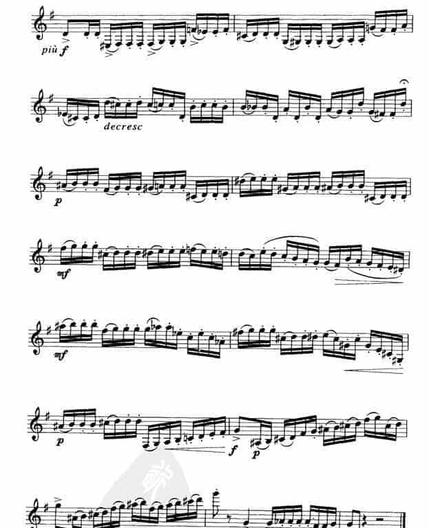 单簧管练习曲21首_第25张