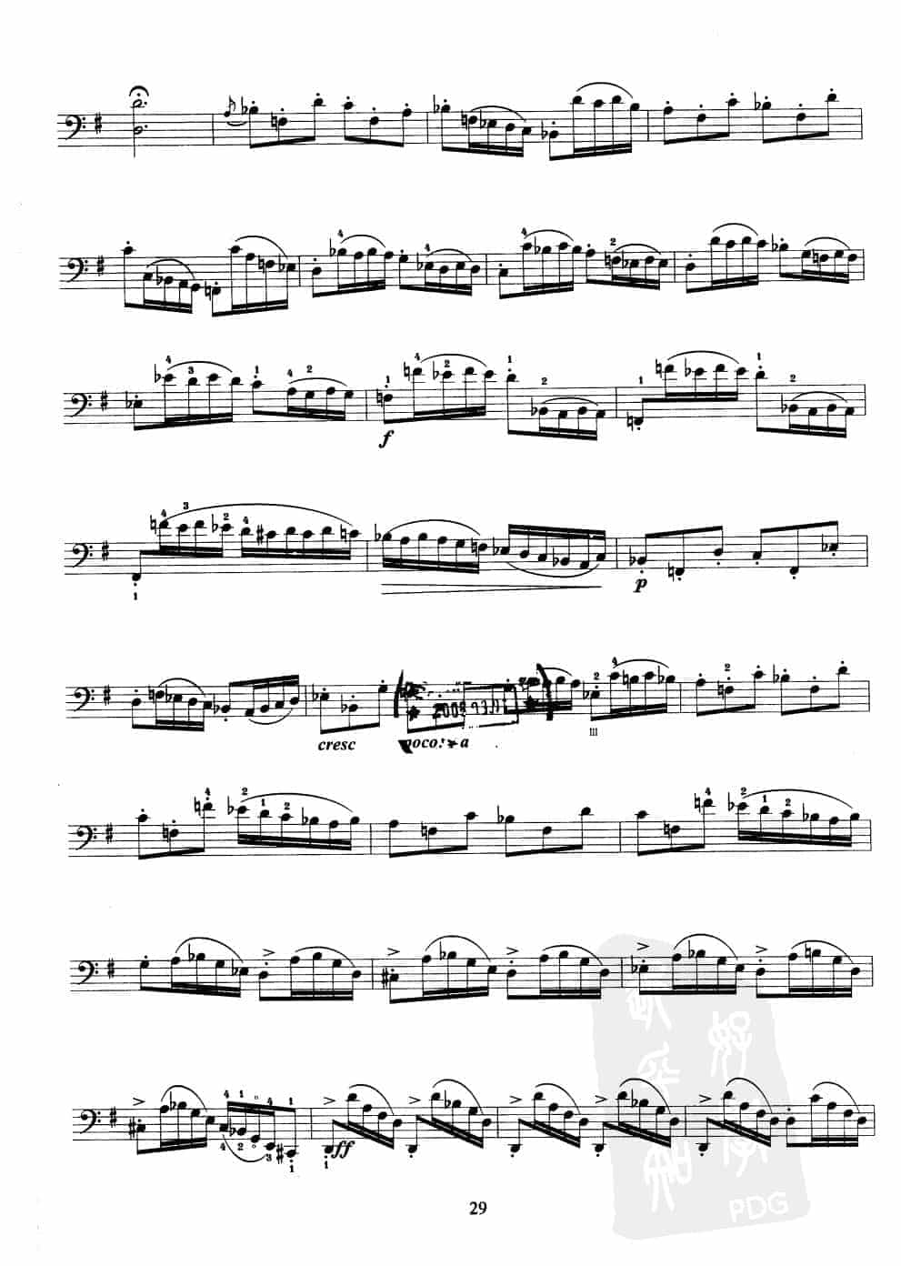 大提琴第五级练习曲_第3张