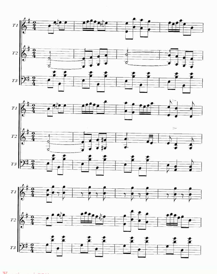 扬琴曲谱：节日_第7张