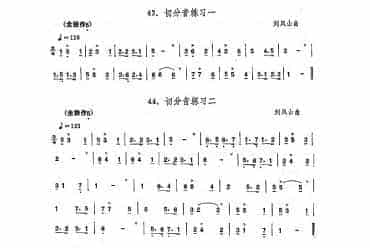 埙的演奏技巧与练习：切分音练习 - 张凤山