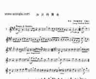 加沃特舞曲—独奏 管乐类 长笛