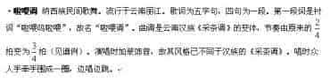 啦喂调(各类民间歌舞知识)