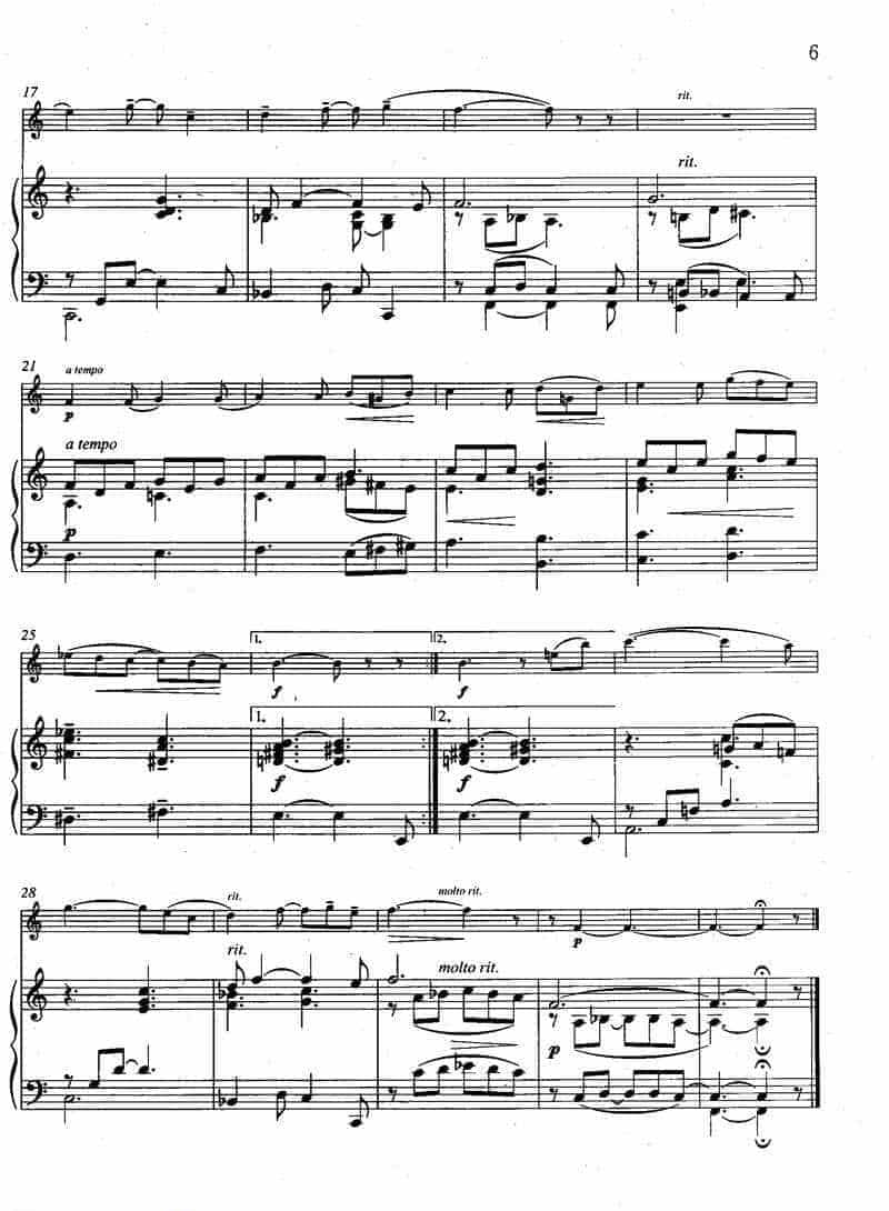 长笛与钢琴轻松乐章：飞行歌谣 Flying Ballad_第2张