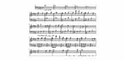 电子琴五线谱 theme of sss
