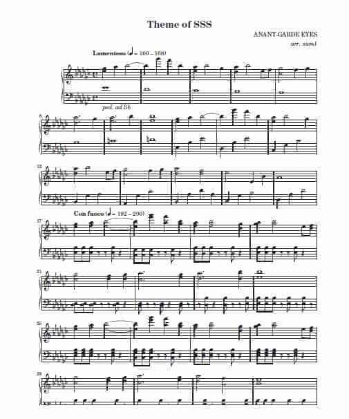 电子琴五线谱 theme of sss_第1张