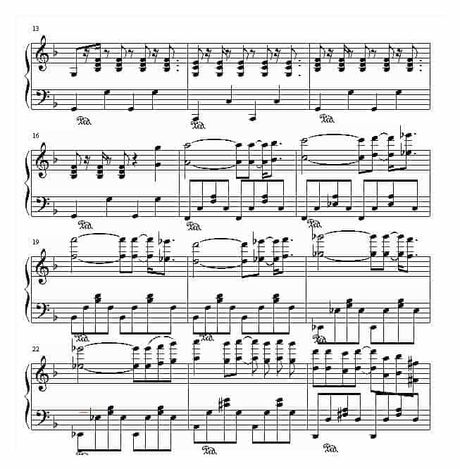 巴哈-Bach, Johann Sebastian 触技曲 80（钢琴名人名曲)_第2张