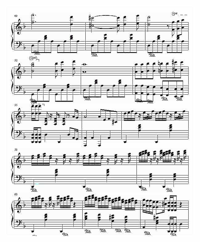 巴哈-Bach, Johann Sebastian 触技曲 80（钢琴名人名曲)_第5张
