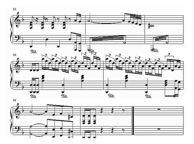 巴哈-Bach, Johann Sebastian 触技曲 80（钢琴名人名曲)_第6张
