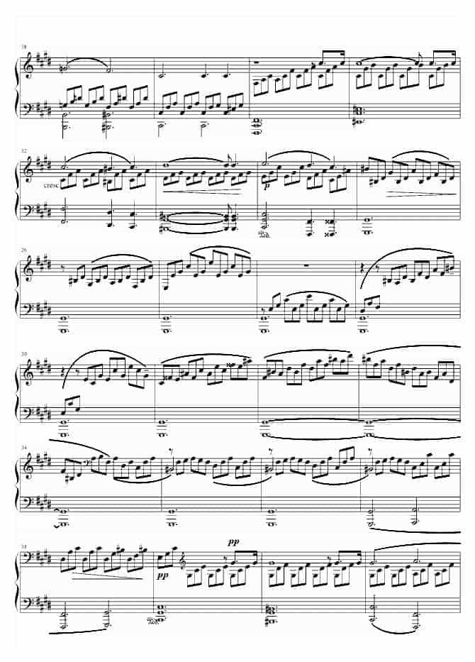 贝多芬 beethoven 月光曲 第一乐章_第2张