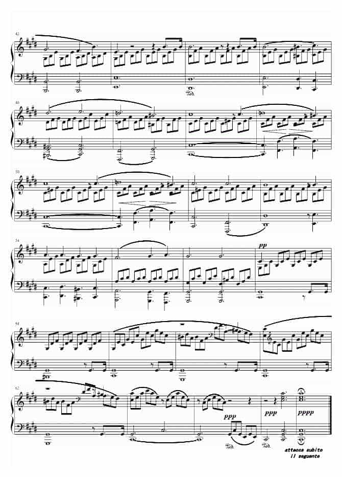 贝多芬 beethoven 月光曲 第一乐章_第3张