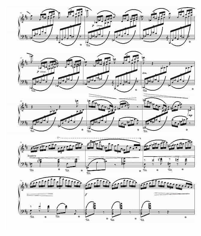 肖邦 chopin B小调幻想曲 钢琴谱_第4张