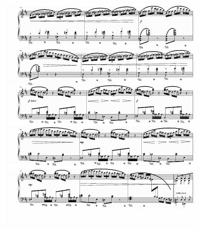 肖邦 chopin B小调幻想曲 钢琴谱_第5张