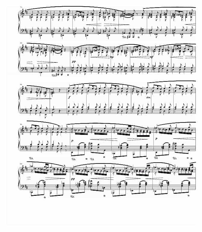 肖邦 chopin B小调幻想曲 钢琴谱_第6张