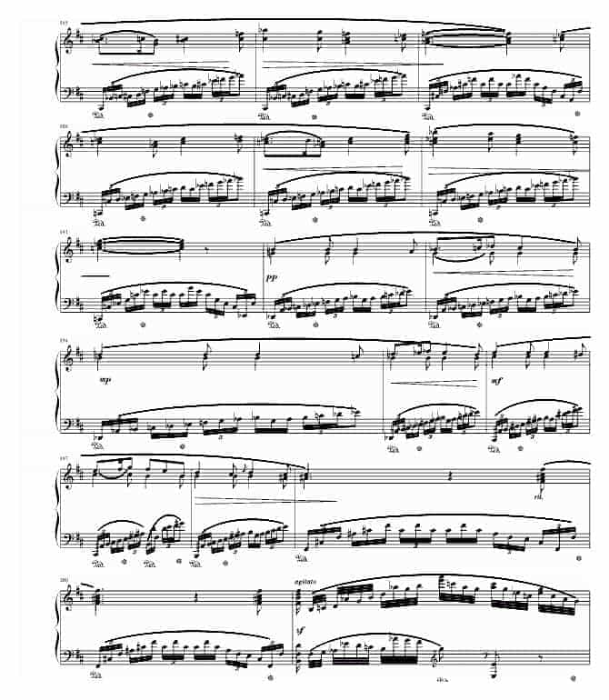 肖邦 chopin B小调幻想曲 钢琴谱_第11张