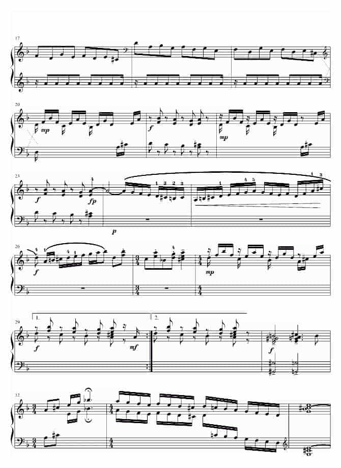 巴哈 Bach, Johann Sebastian d小调托卡他与赋格_第2张