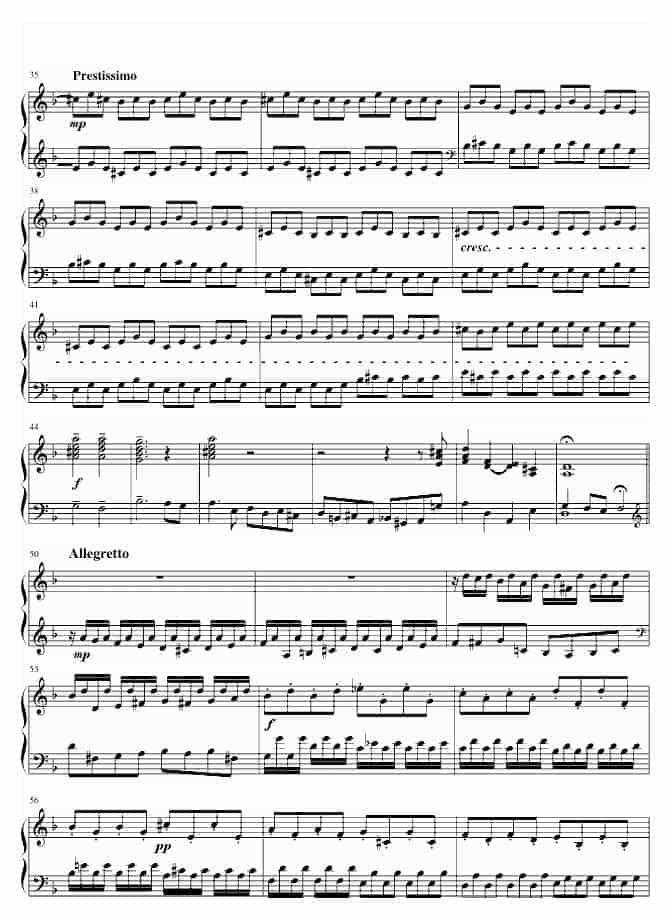 巴哈 Bach, Johann Sebastian d小调托卡他与赋格_第3张