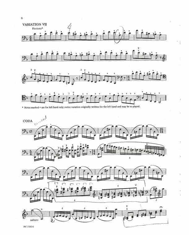 【帕格里尼大提琴变奏曲】Hans Bottermund 根据帕格里尼的作品改编_第5张
