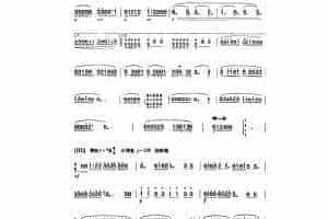 扬琴曲谱：刺绣
