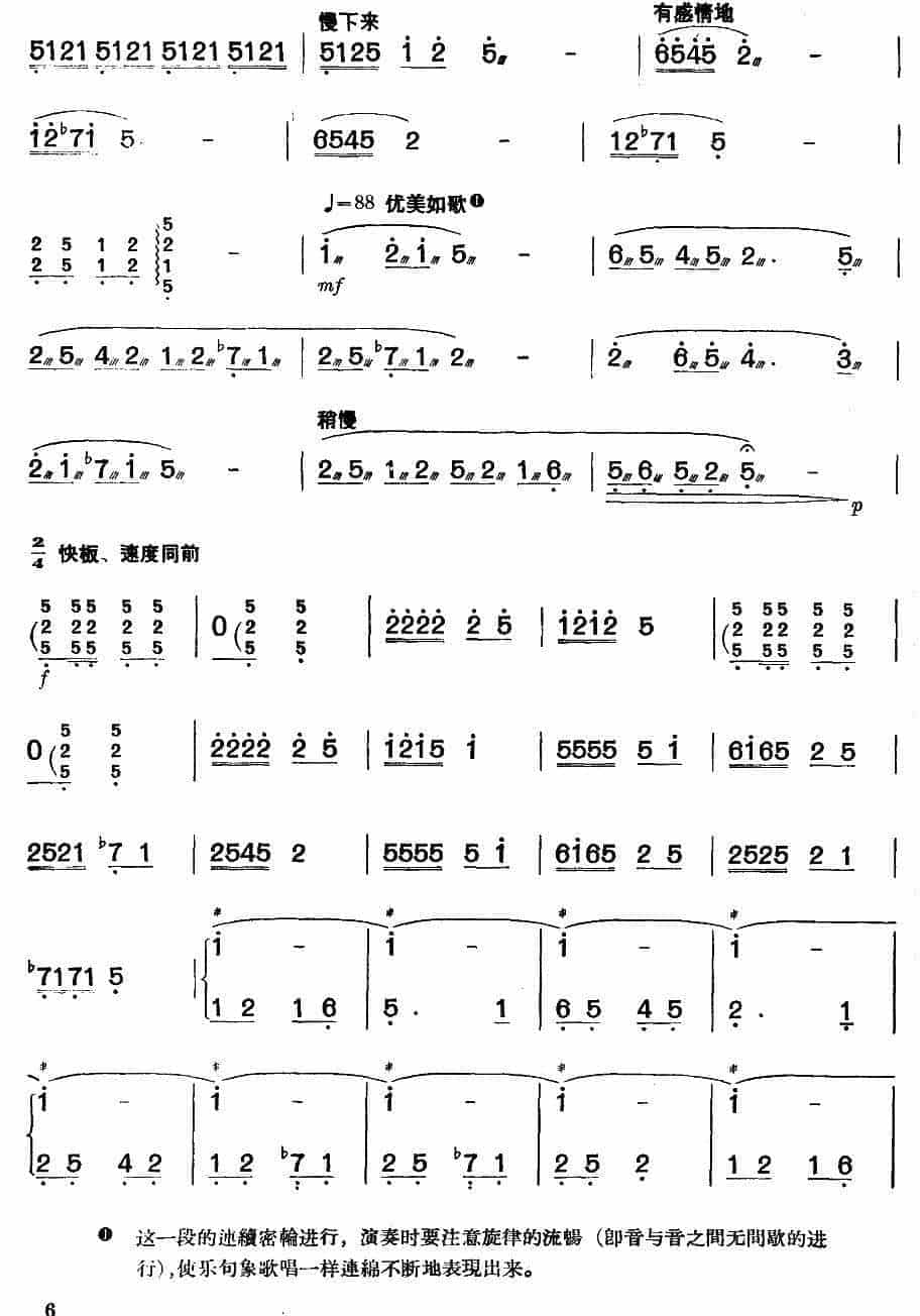 扬琴曲谱：丰收之歌_第3张