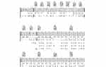 周杰伦吉他谱【蒲公英的约定】吉他谱弹唱谱