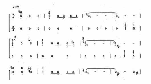 古筝曲谱【双江舞曲】_第2张