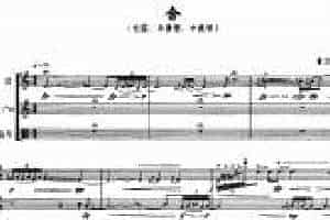 合（长笛+单簧管+中提琴）