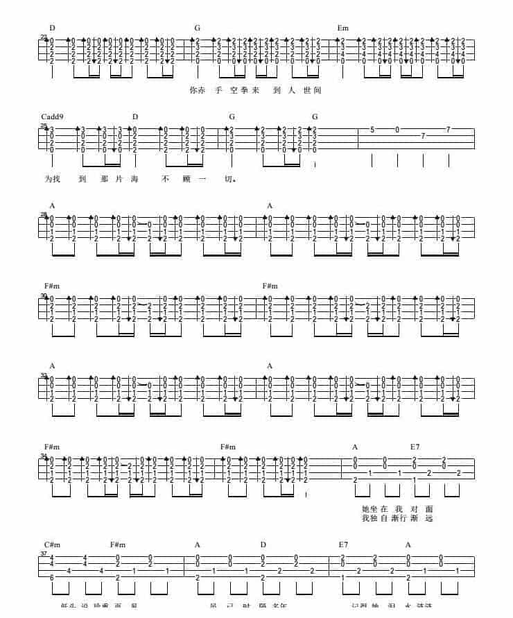 UKULELE谱【生活不止眼前的苟且】许巍_第2张