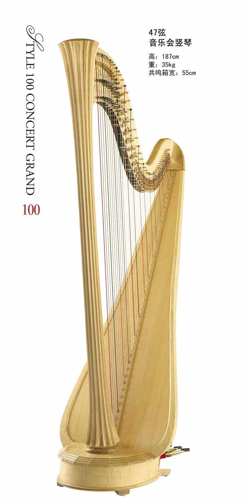 莱恩希利(LYON HEALY)竖琴【型号100】图片及参数_第1张