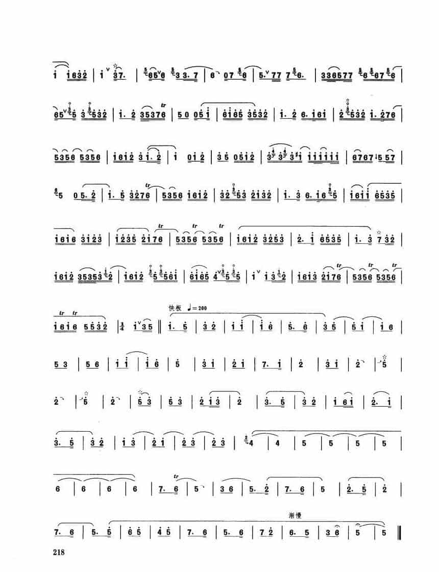 唢呐独奏乐曲【鸾交凤】民间乐曲 孙玉秀演奏谱_第2张