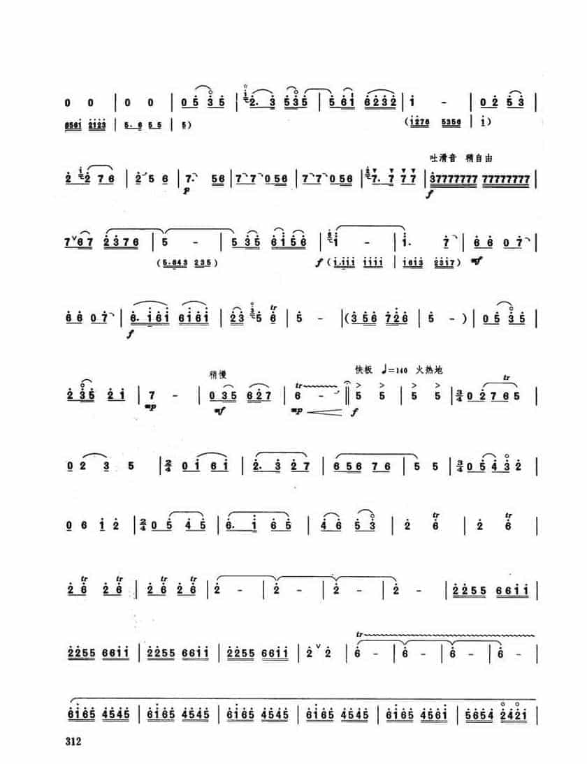 唢呐独奏乐曲【二人转牌子曲】李秋奎编曲_第3张