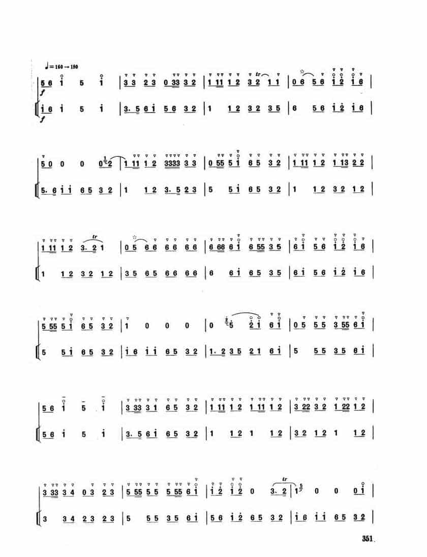 唢呐独奏乐曲【普天乐】民间乐曲 刘炳琴演奏谱_第3张