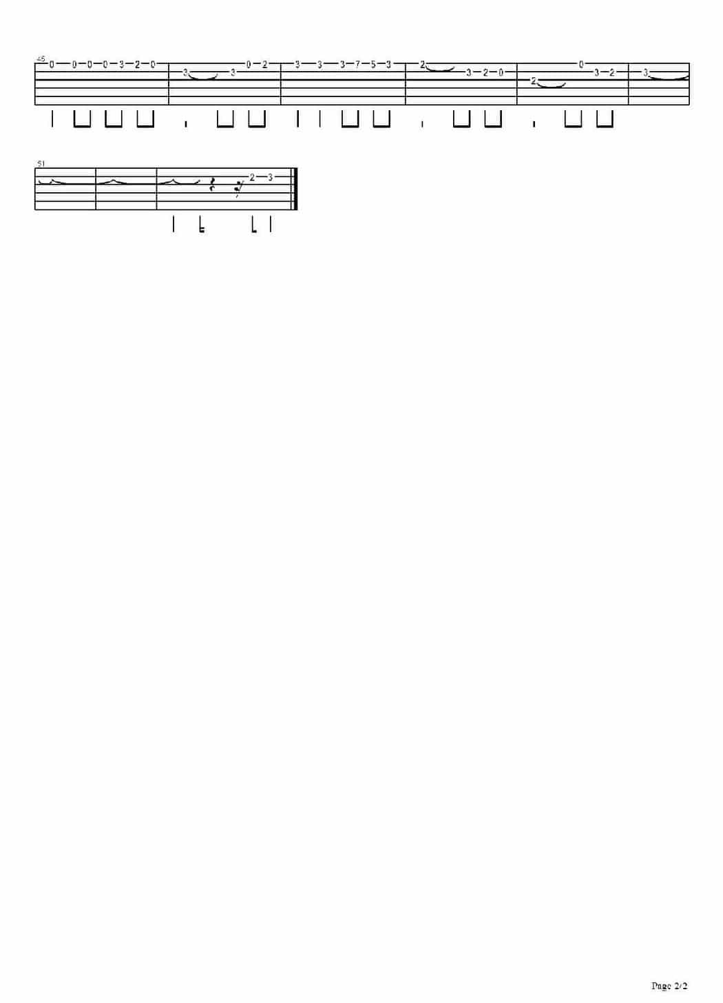 电吉他练习谱《Country Licks - I Walk The Line》_第2张