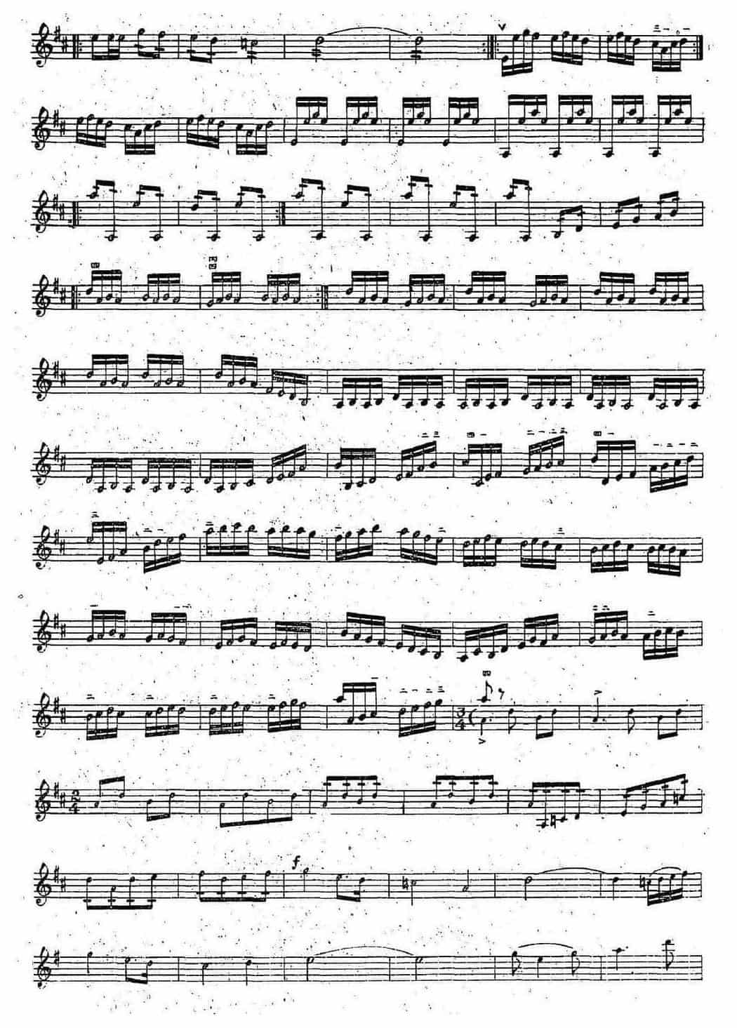 板胡独奏曲谱《秦川行》简谱_第6张
