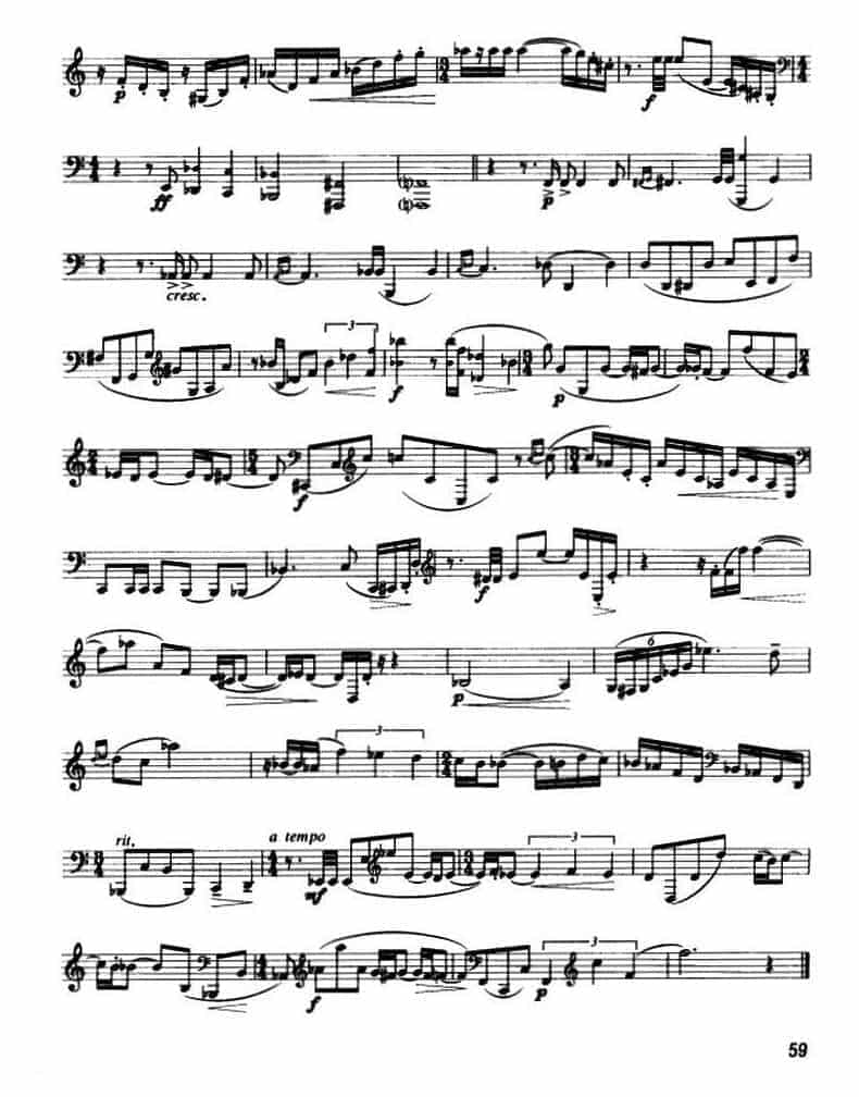 圆号入门综合练习30例 圆号初级练习曲谱大全_第24张