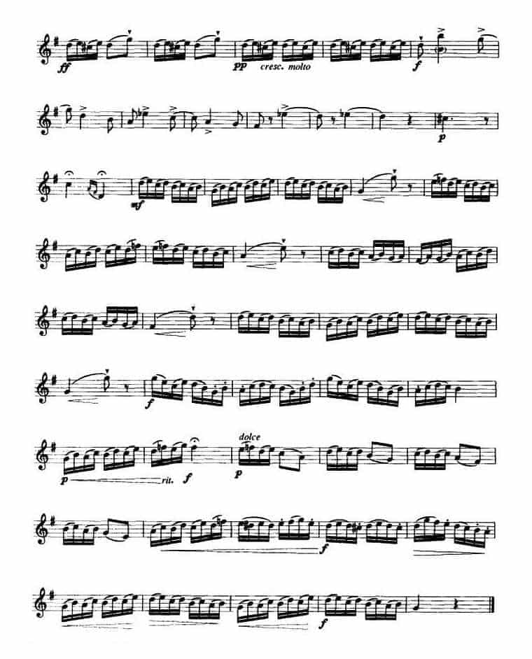 圆号中级练习曲谱 适合圆号中级练习的曲谱精选_第18张