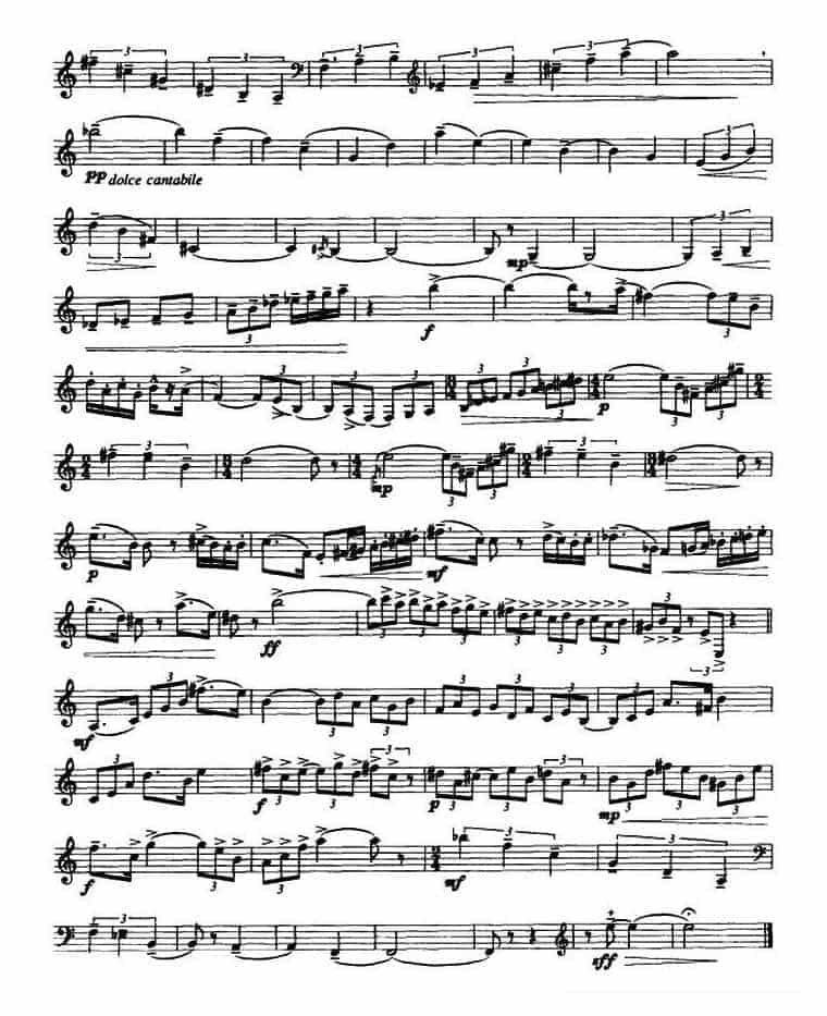 圆号中级练习曲谱 适合圆号中级练习的曲谱精选_第21张