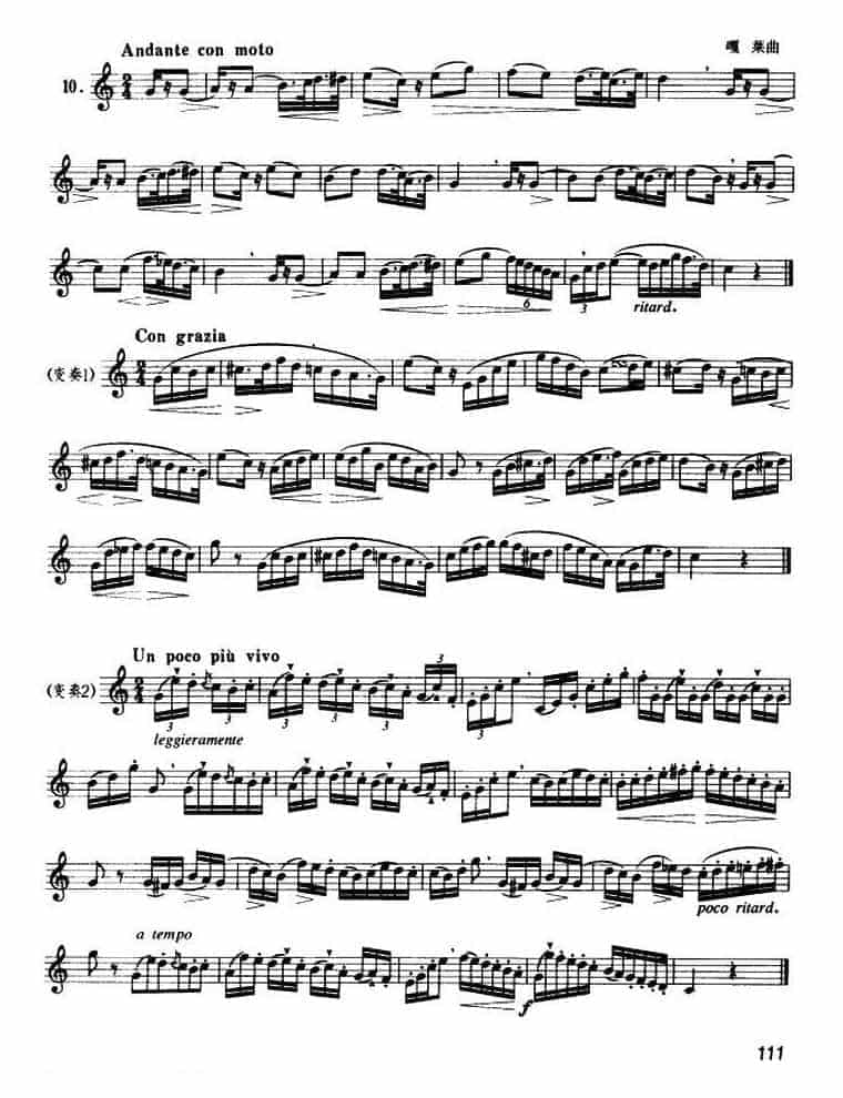 圆号中级练习曲谱 适合圆号中级练习的曲谱精选_第11张