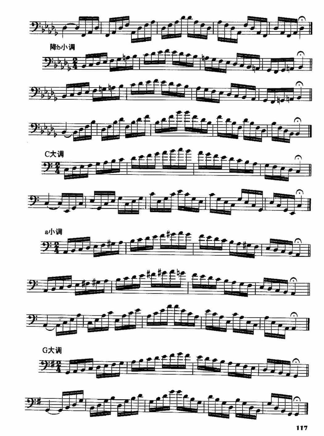 长号音阶与琶音练习曲_第3张