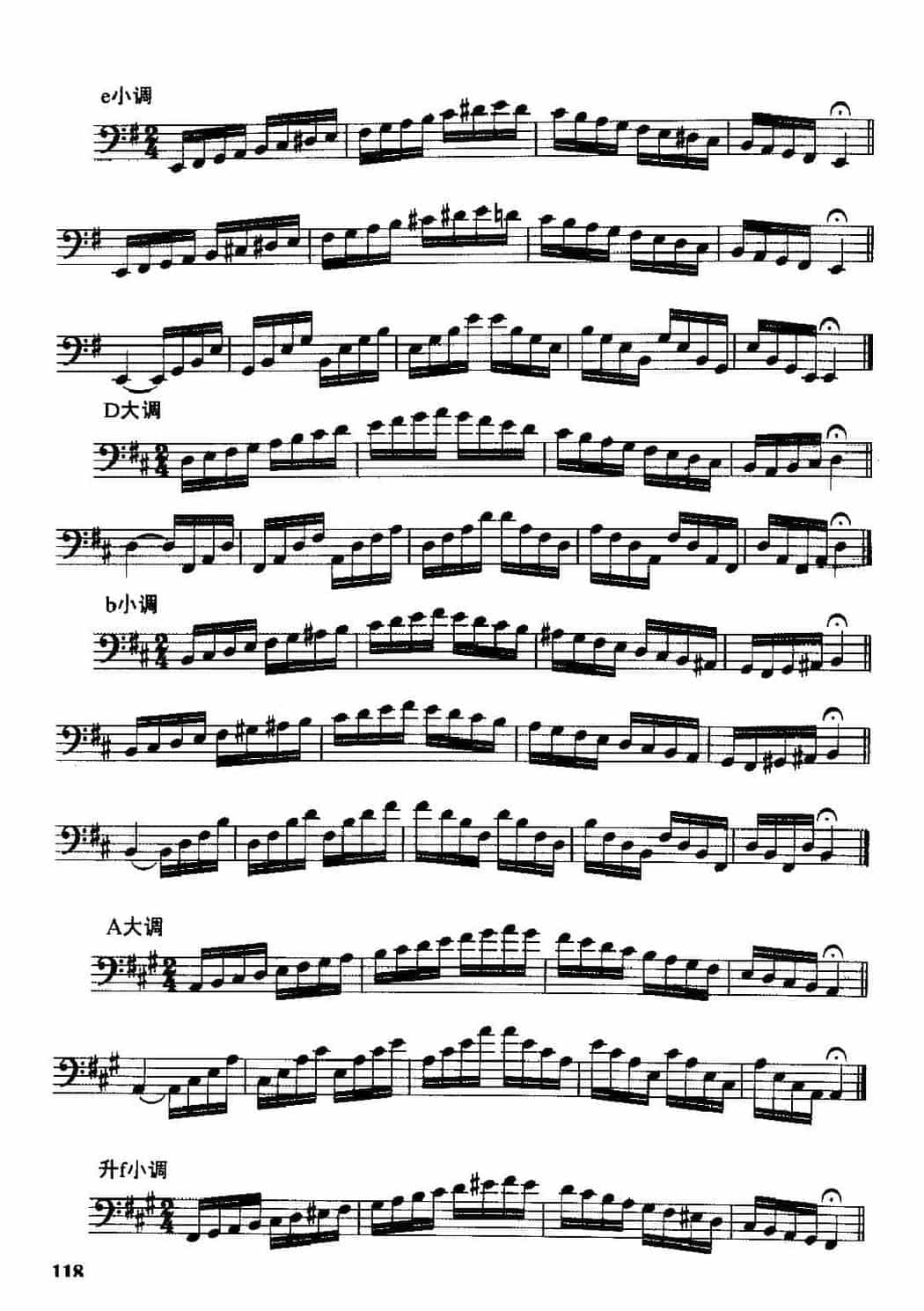长号音阶与琶音练习曲_第4张